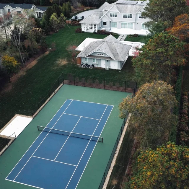 This house is filled with so much but lets just highlight the back yard for now! In ground swimming Pool, Pool house, tennis court & so much more. #customhome #longisland #newyork